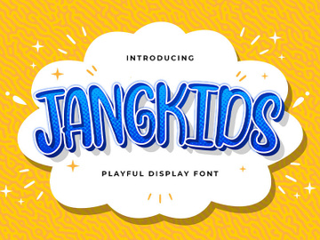 Jangkids - Playful Display Font preview picture