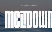 Meltdown - Condensed Sans Serif