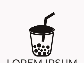 Bubble tea logo preview picture