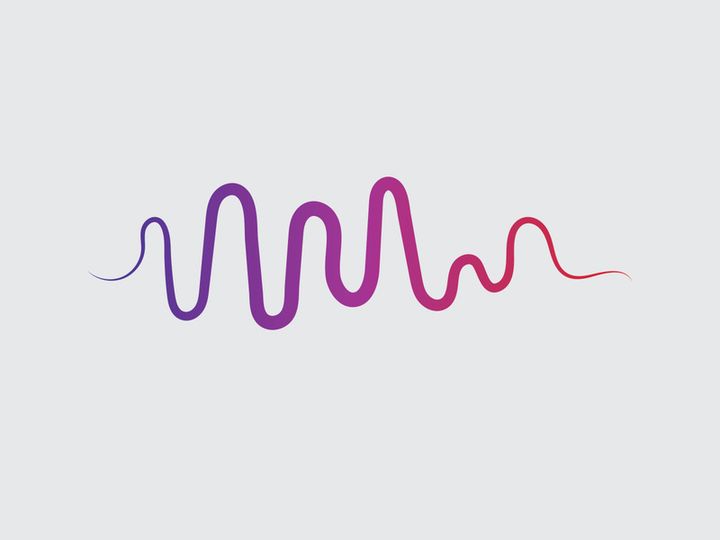 SOund wave line logo