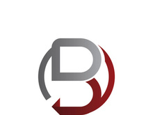 B letter logo template vector illustration