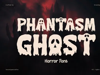 Phantasm Ghost | Horror Font