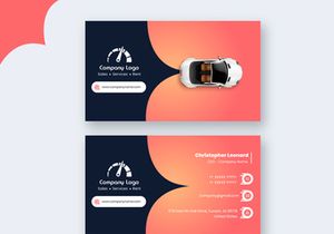 Food and Travel Business Card Design