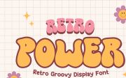 Retro Power - Groovy Retro Display Font