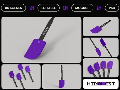 Rubber Spatula Mockup