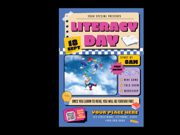 Literacy Day Flyer preview picture