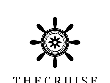 The cruise logo,ship steering logo, boat, yacht, rope, maritime, anchor. Logo for business, sailor, sailing, tourism preview picture