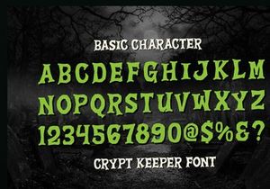 Crypt Keeper | Display Horror Font