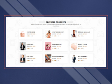 Fashion Store - eCommerce HTML 5 Website Template preview picture
