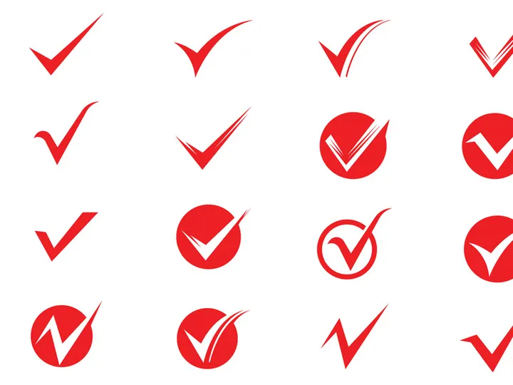 Agree check icon logo