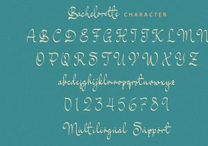 Bachelorette - Handwritten Font