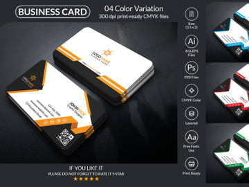 Corporate Business Card Design preview picture