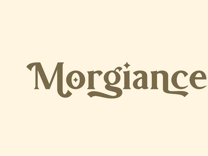 Morgiance Font