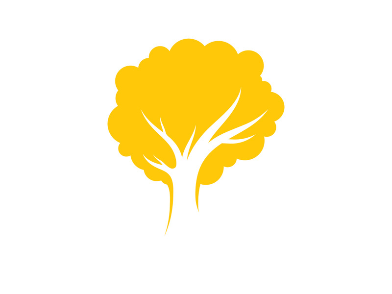 Tree icon logo template vector illustration