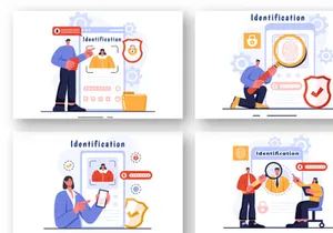 9 Identification Card Illustration