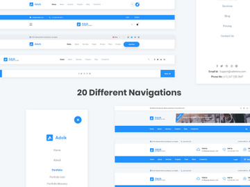 20 Navigations for Web-UI Kit preview picture