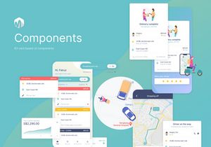 Movee Delivery and Driver App Figma UI Kit