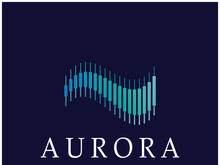 aurora logo design icon illustration vector template