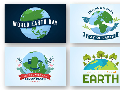 14 Happy Earth Day Illustration