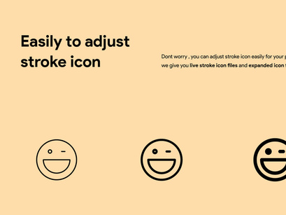 50 Emoticon Line Icon
