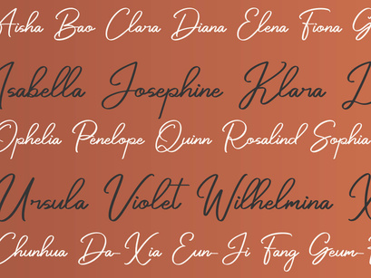 Yuanitta | Handwritten Font