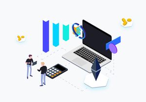Isometric Graphic Trading Coin
