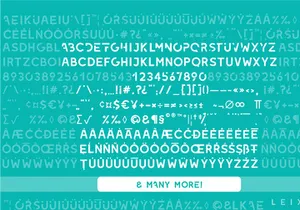 Leixo Stylish Stencil Font