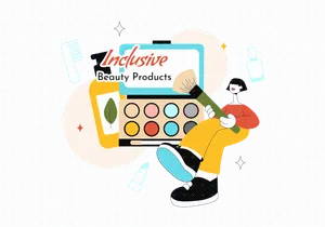 10 Inclusive Beauty Products Illustration