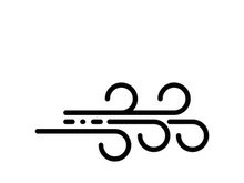 Wind vector icon design illustration