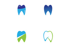 Dental abstract logo. Dental Health, dental care and dental clinic. Logo for health, dentist and clinic.