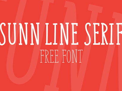 SUNN: A free set of 3 hand-drawn fonts
