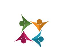 Community logo business template and icon people vector