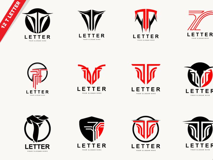 T Letter Logo, Modern Letter Style Vector, Design Suitable For Product Brands With T Letter