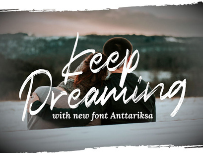 Anttariksa - Brush Script Font