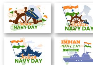 13 Indian Navy Day Illustration