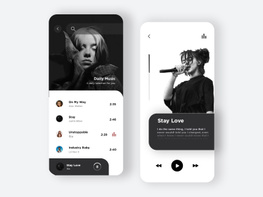 Music playlist ui preview picture