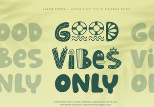 Summer Festival - Playful Display Font
