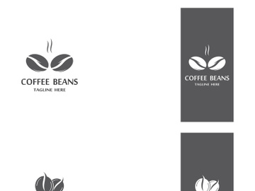 Premium coffee bean logo design. preview picture