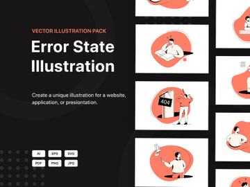 Error State Illustrations Pack preview picture