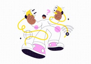 4 Connection Lost Vector Illustration