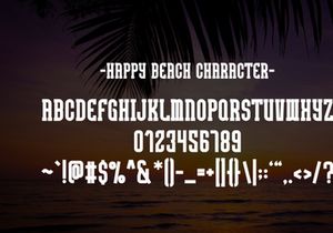 Happy Beach - Playful Slab Serif