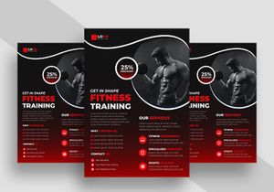 Fitness Gym Promotion Flyer Template Ver-6