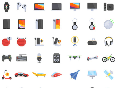 40+ Modern Technology Icons [Free Download]
