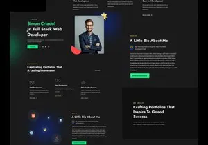 Sio - Personal Portfolio Website Figma Template