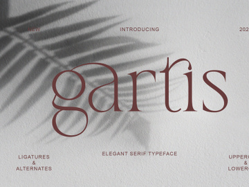 gartis typeface preview picture