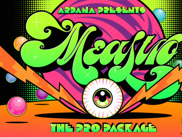 Meastro Pro Pack | Layered Retro Font preview picture