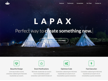 Lapax - Free Landing Page preview picture