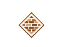 Brick icon design illustration