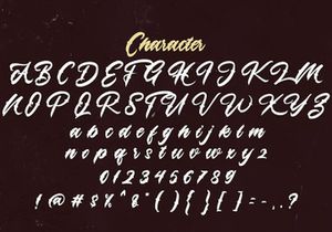 Lazyday - Bold Script Font