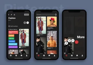 Pinterest Dark Figma Freebie